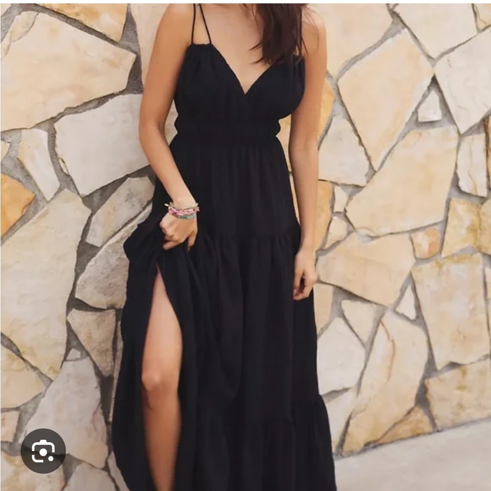 Anthropologie Hutch Tiered Maxi Dress